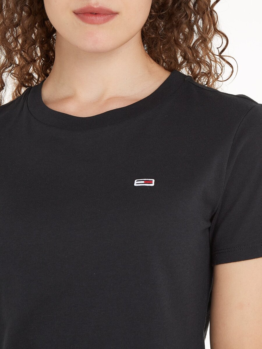 T-shirt van het merk Tommy Jeans in het Zwart