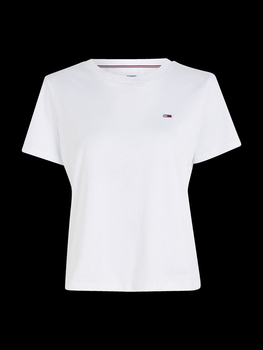 T-shirt van het merk Tommy Jeans in het Wit