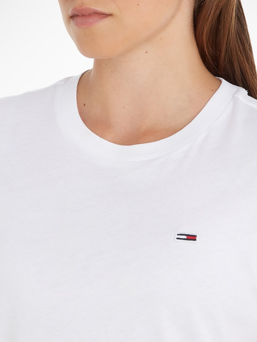 T-shirt van het merk Tommy Jeans in het Wit