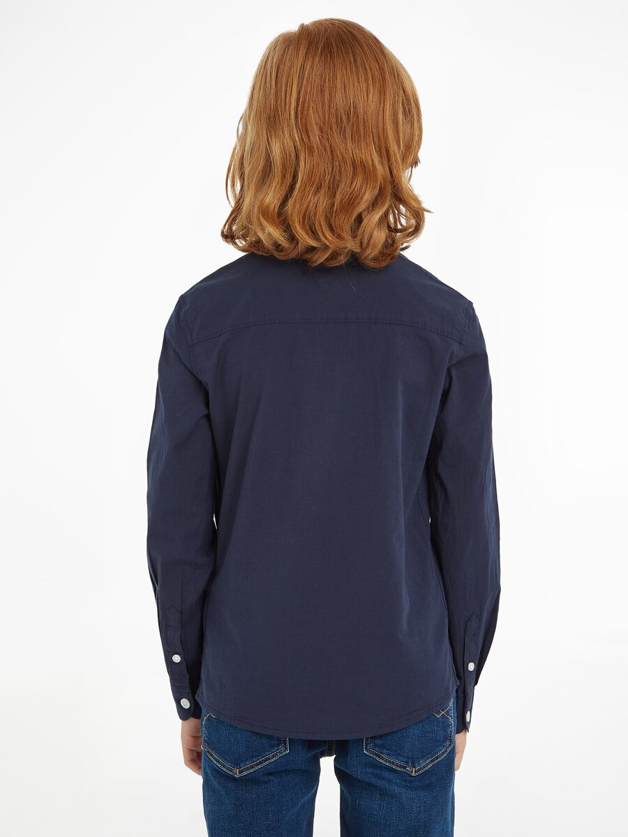 Hemd van het merk Tommy Hilfiger in het Marine