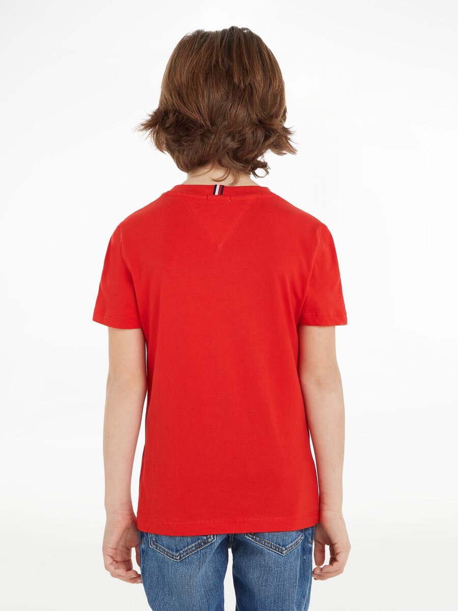 T-shirt van het merk Tommy Hilfiger in het Rood