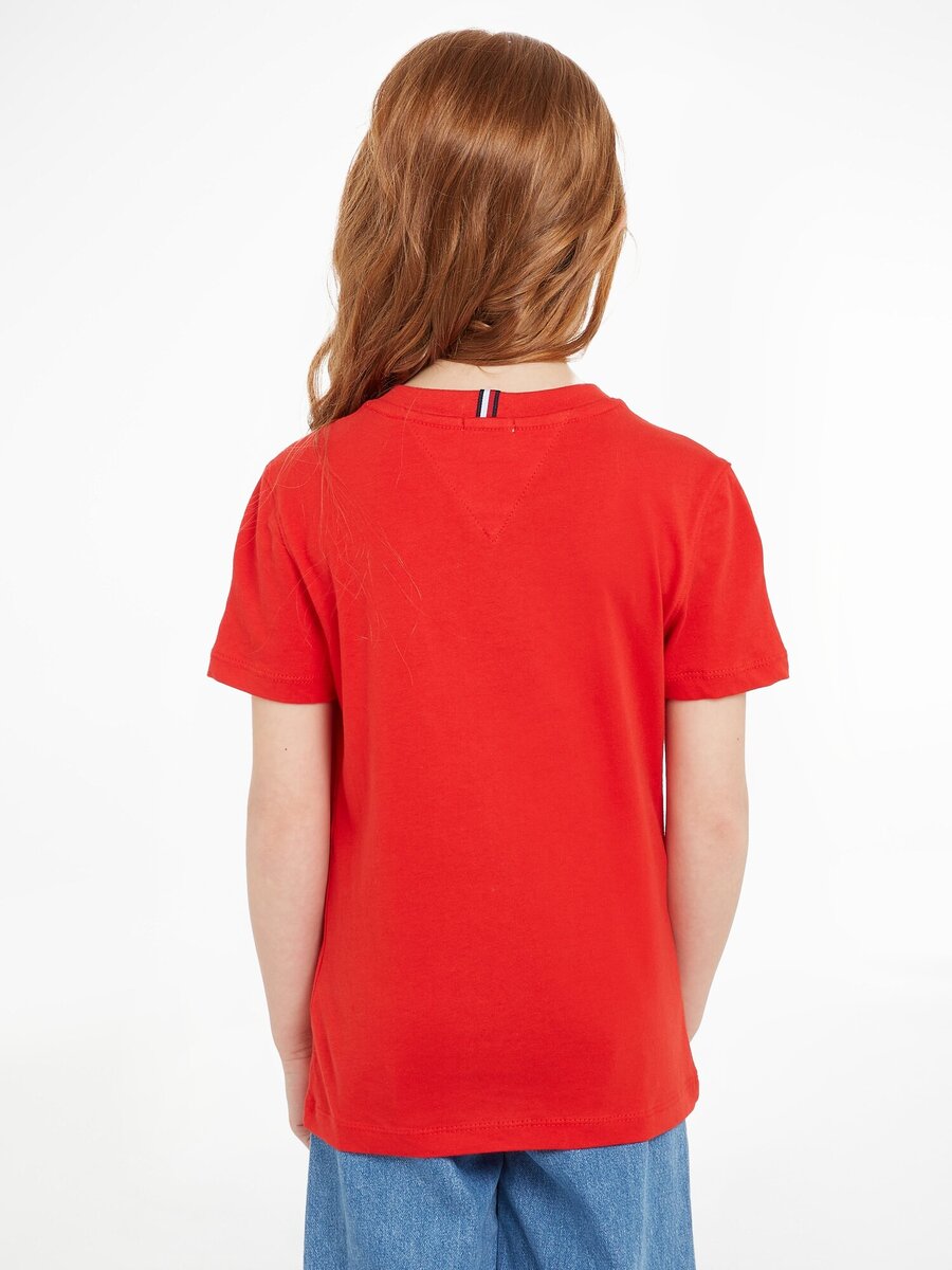 T-shirt van het merk Tommy Hilfiger in het Rood