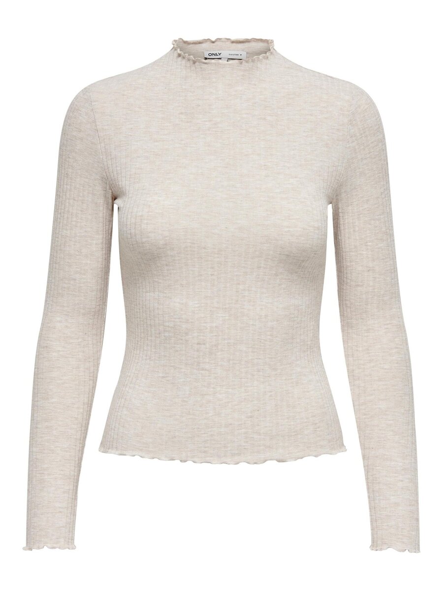 T-shirt van het merk Only in het Beige