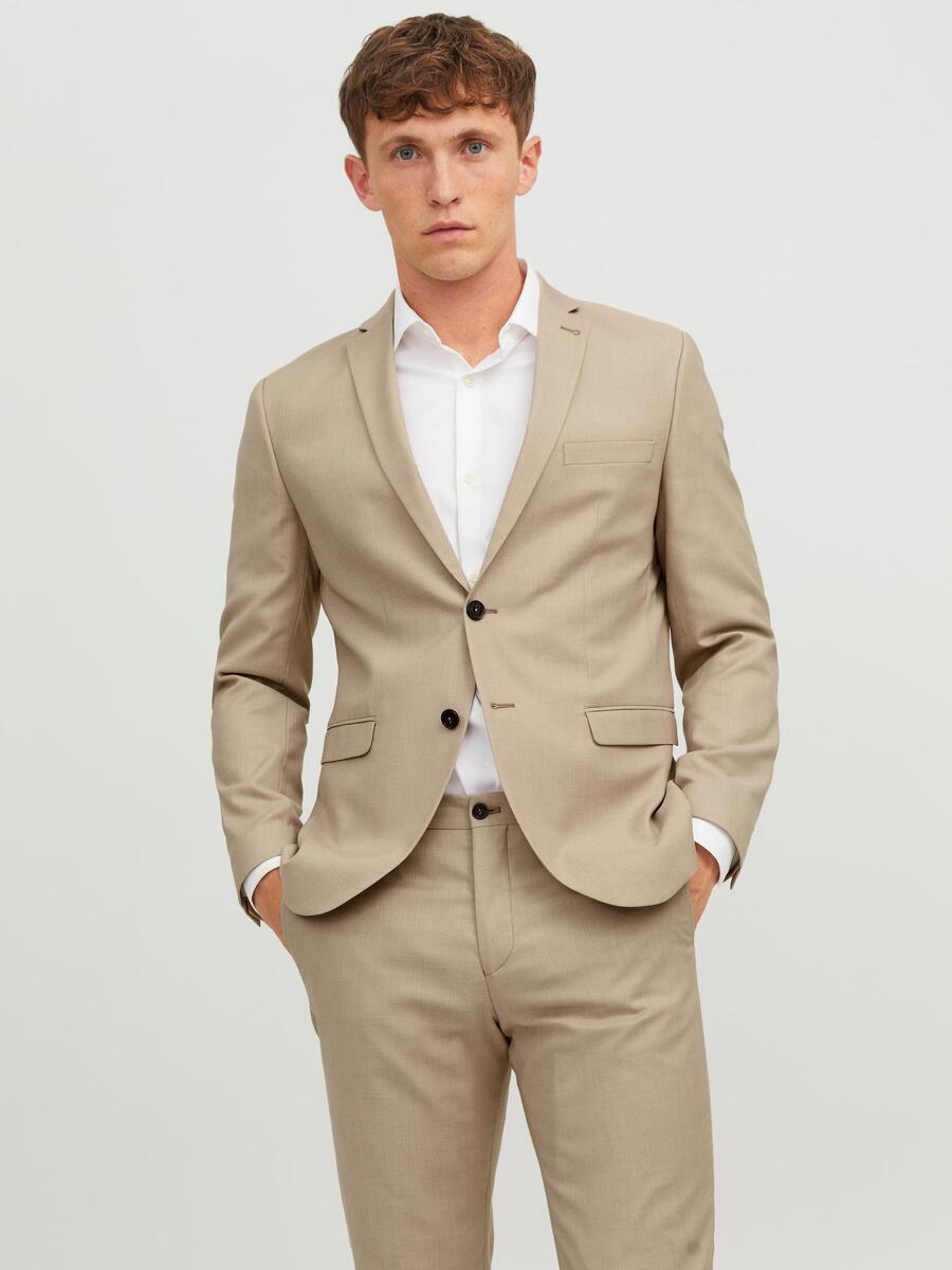 Blazer van het merk Jack & Jones Premium in het Beige