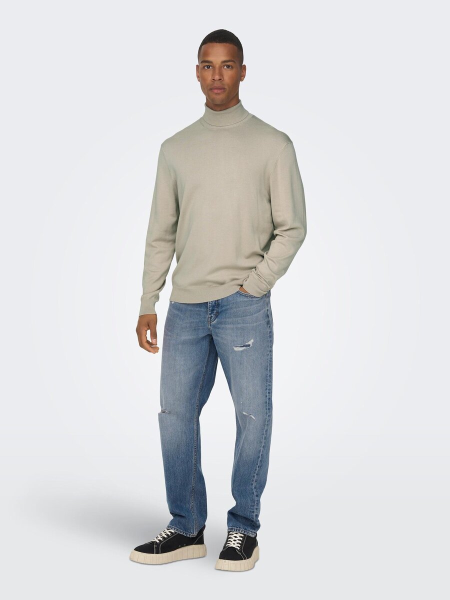 Pull van het merk Only & Sons in het Beige