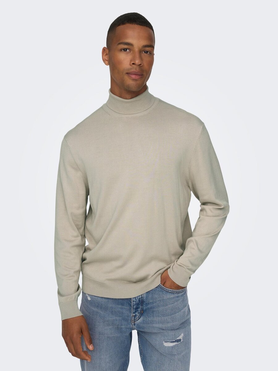 Pull van het merk Only & Sons in het Beige