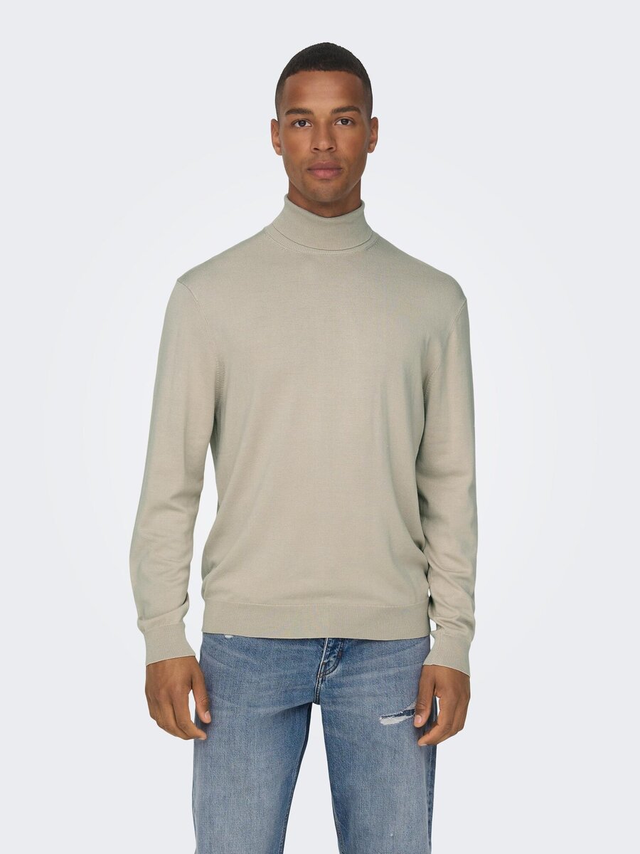 Pull van het merk Only & Sons in het Beige
