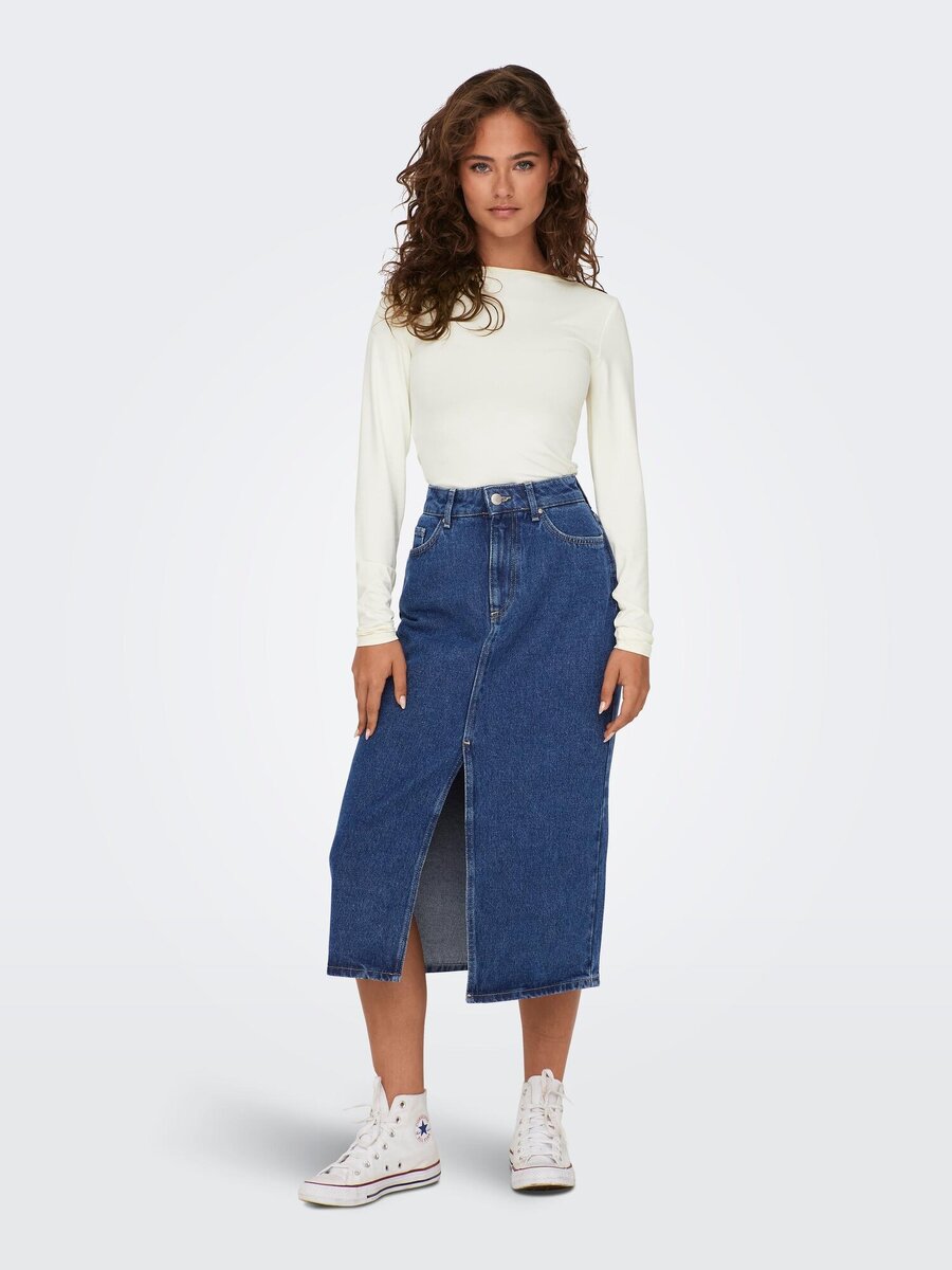 Rok van het merk Only in het Jeans