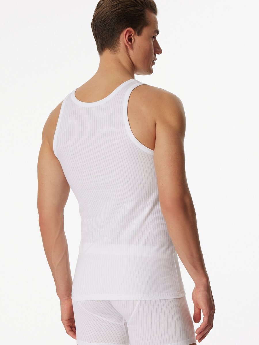 Singlet van het merk Schiesser in het Wit