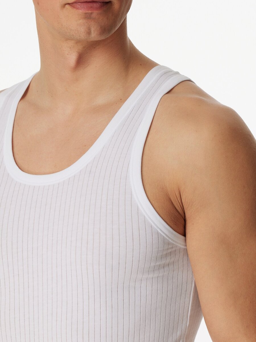 Singlet van het merk Schiesser in het Wit