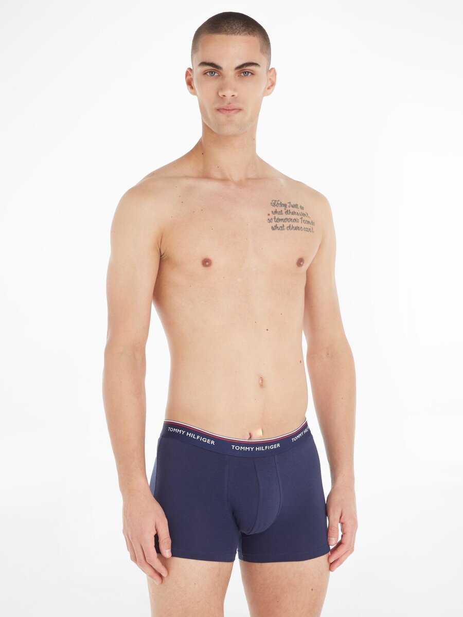 Boxer van het merk Tommy Hilfiger in het Marine