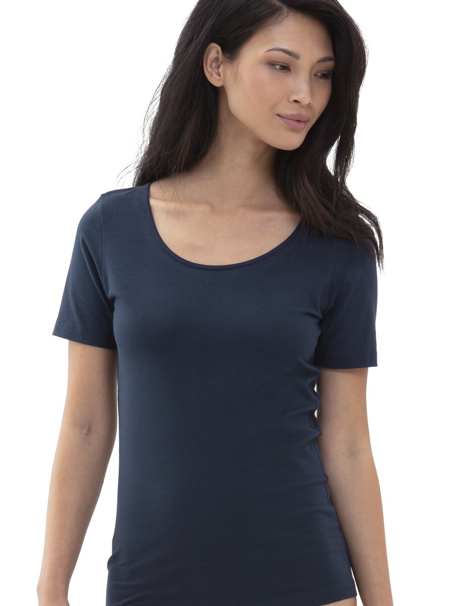 T-shirt van het merk Mey in het Marine