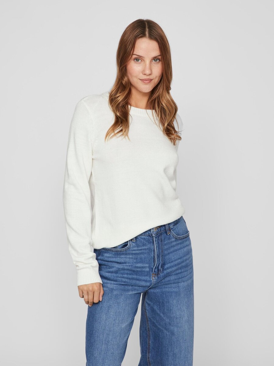 Pull van het merk Vila in het Wit