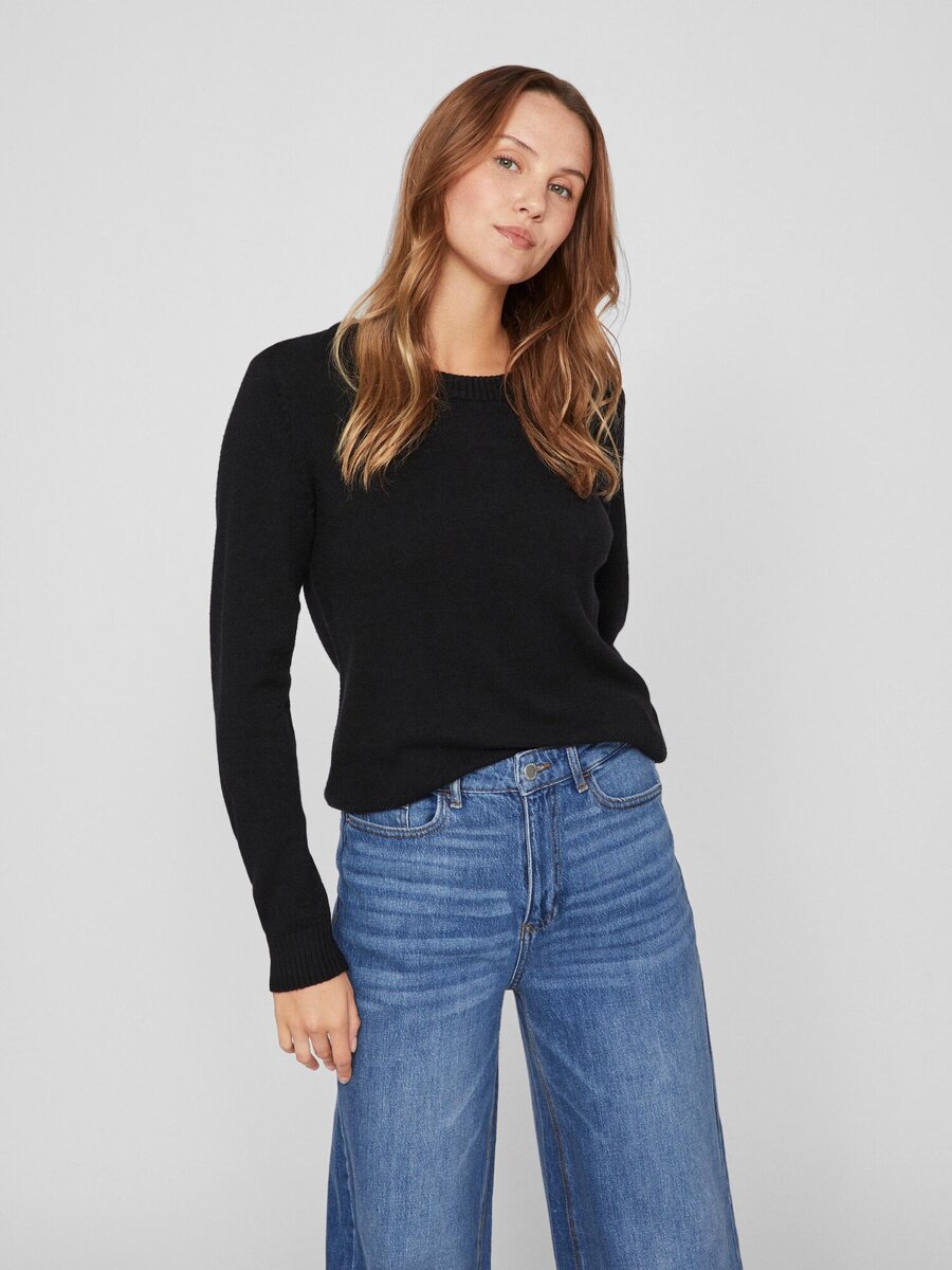 Pull van het merk Vila in het Zwart