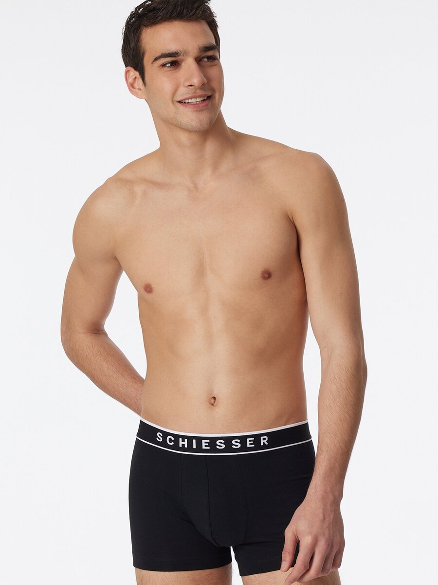 Boxer van het merk Schiesser in het Zwart