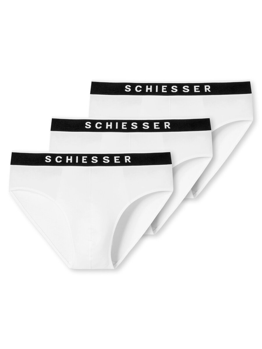 Slip van het merk Schiesser in het Wit