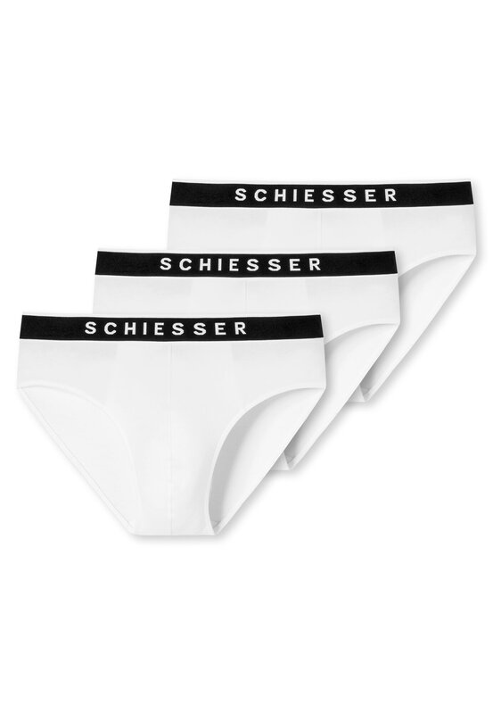 Slip van het merk Schiesser in het Wit