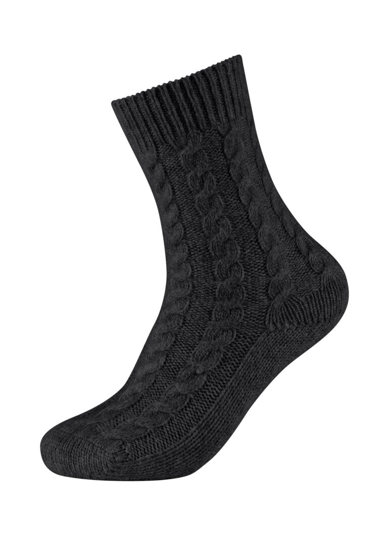 1102047 Women cosy cable stitch Socks 1p
