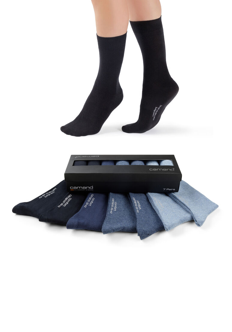1103403 Unisex comfort Socks in Box 7p