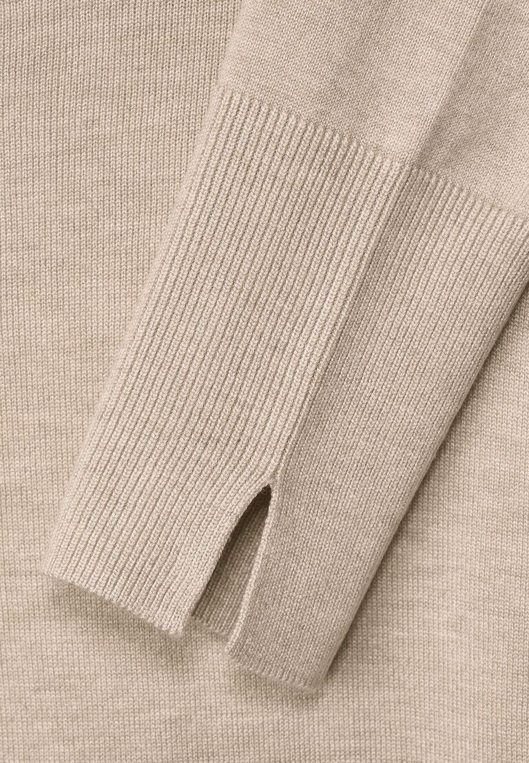 A302536 basic sweater with roll-nec