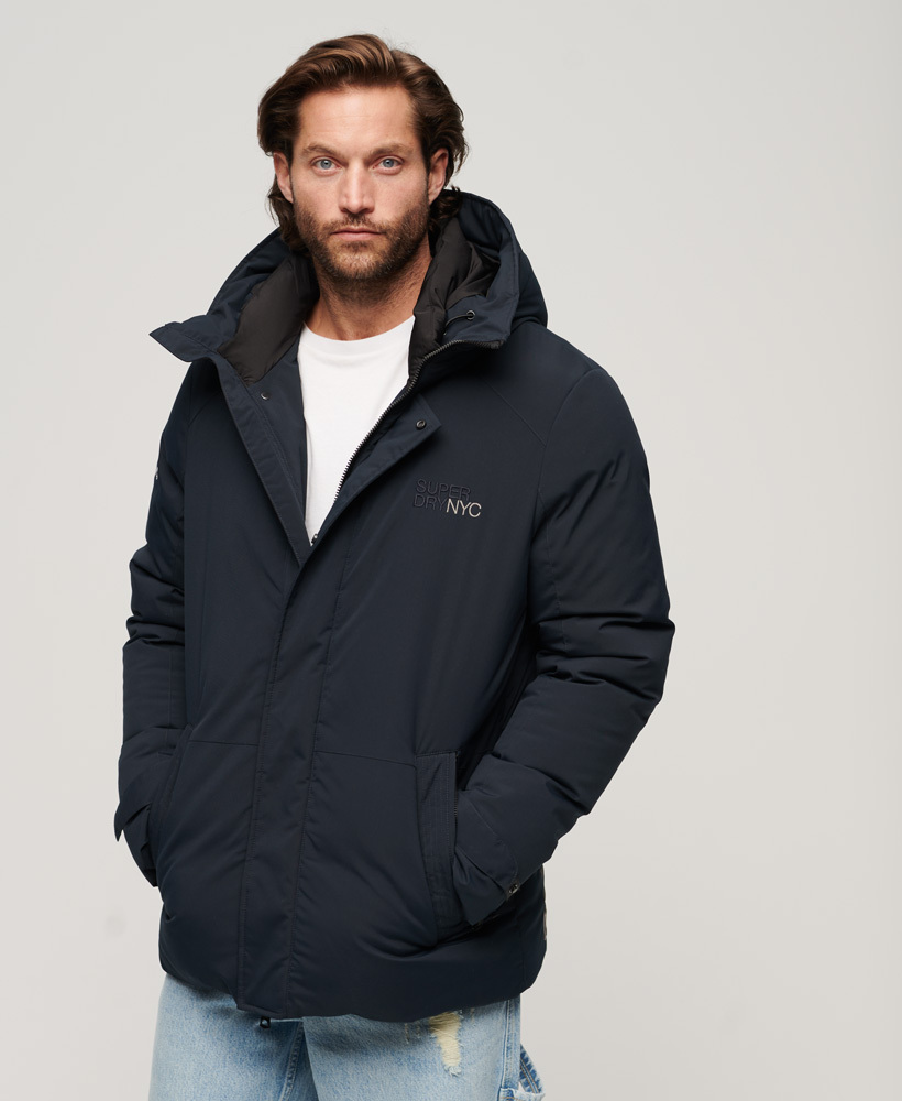 CITY PADDED HOODED WIND PARKA