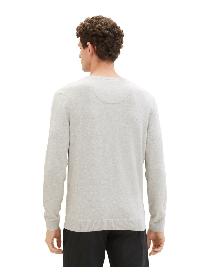 1039811 basic v-neck knit