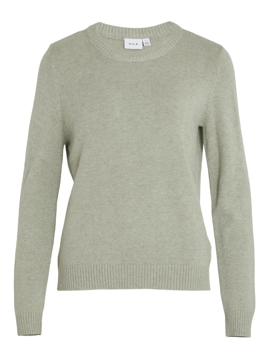 Pull van het merk Vila in het Kaki