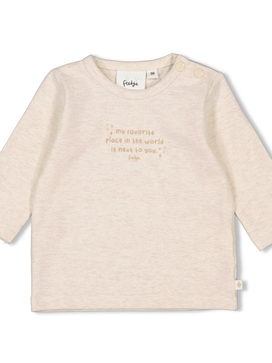 T-shirt van het merk Feetje in het Ecru