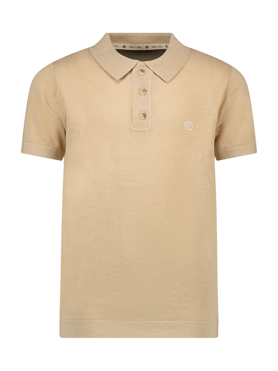Polo van het merk Red&blu in het Beige