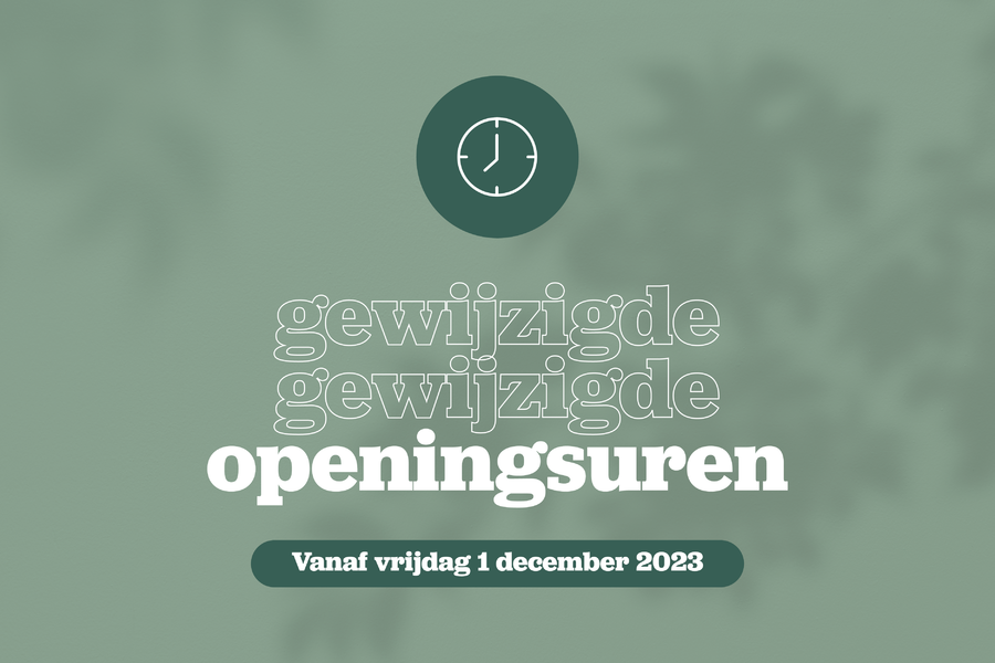 Nieuwe openingsuren voor Lichtervelde vanaf 1 december 2023