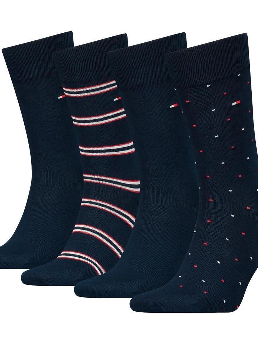 Sokken van het merk Tommy Hilfiger in het Marine Sokken van het merk Tommy Hilfiger in het Marine