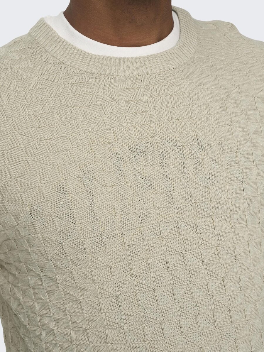 Pull van het merk Only & Sons in het Zilver