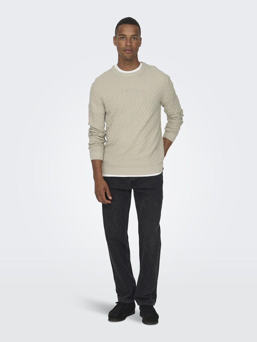 Pull van het merk Only & Sons in het Zilver