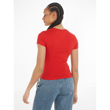 T-shirt van het merk Tommy Jeans in het Rood