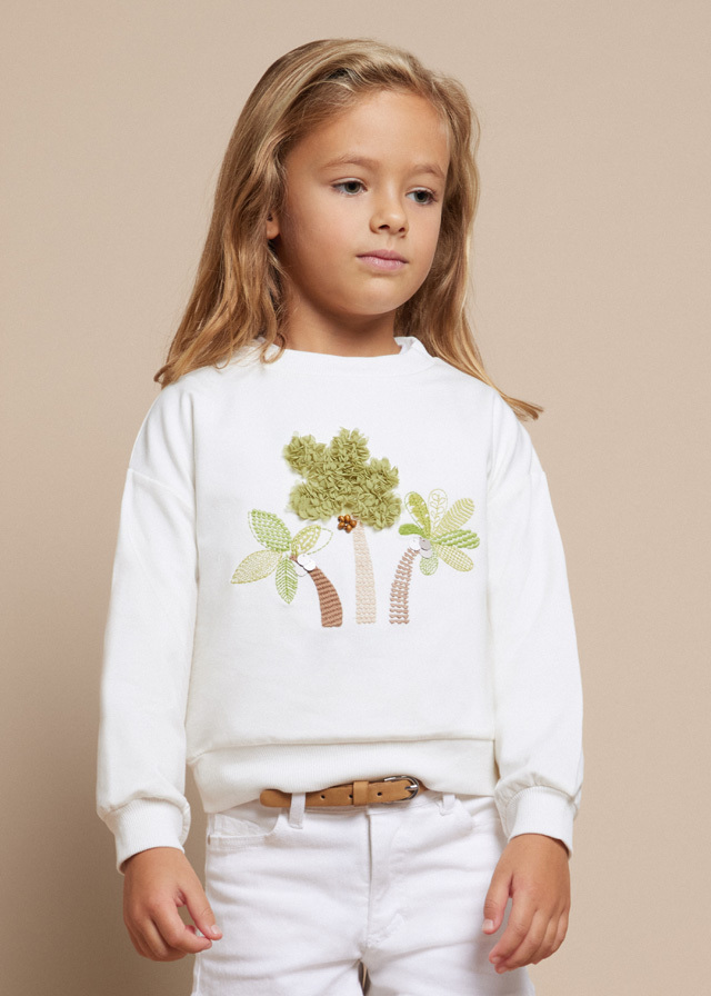 Embroidered pullover