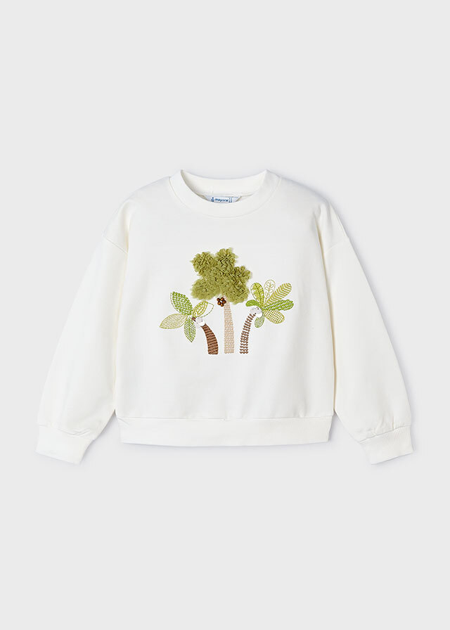 Embroidered pullover