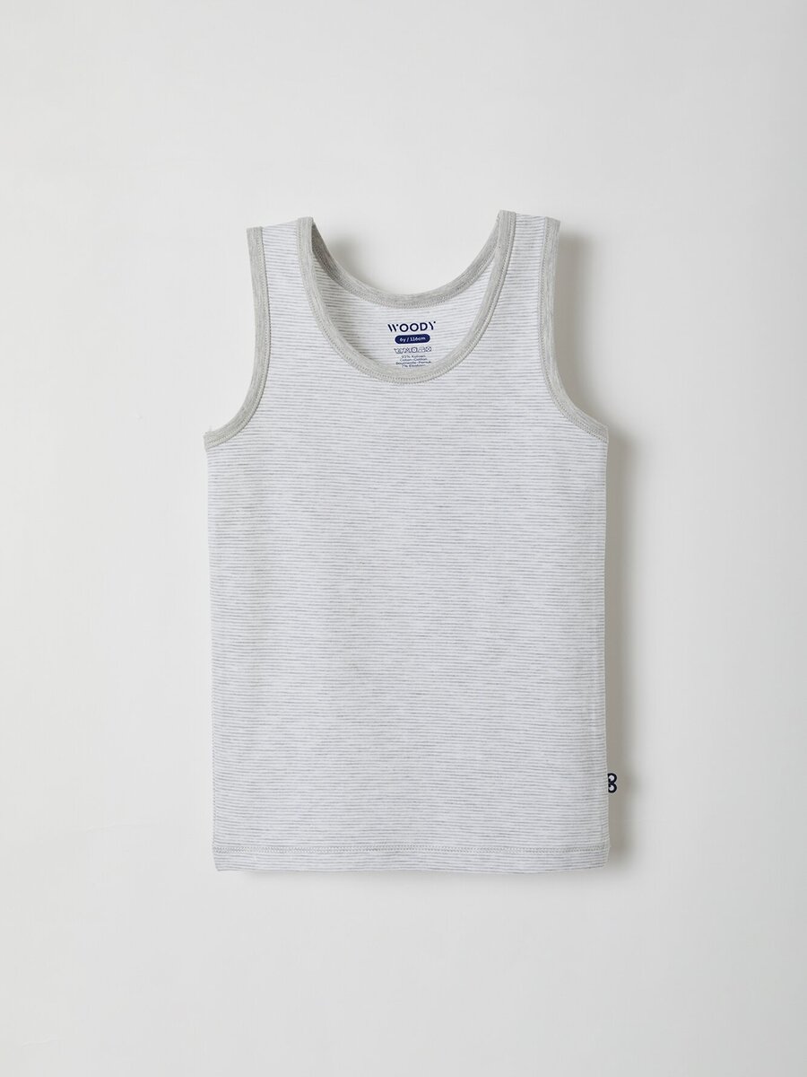 Singlet van het merk Woody in het Grijs