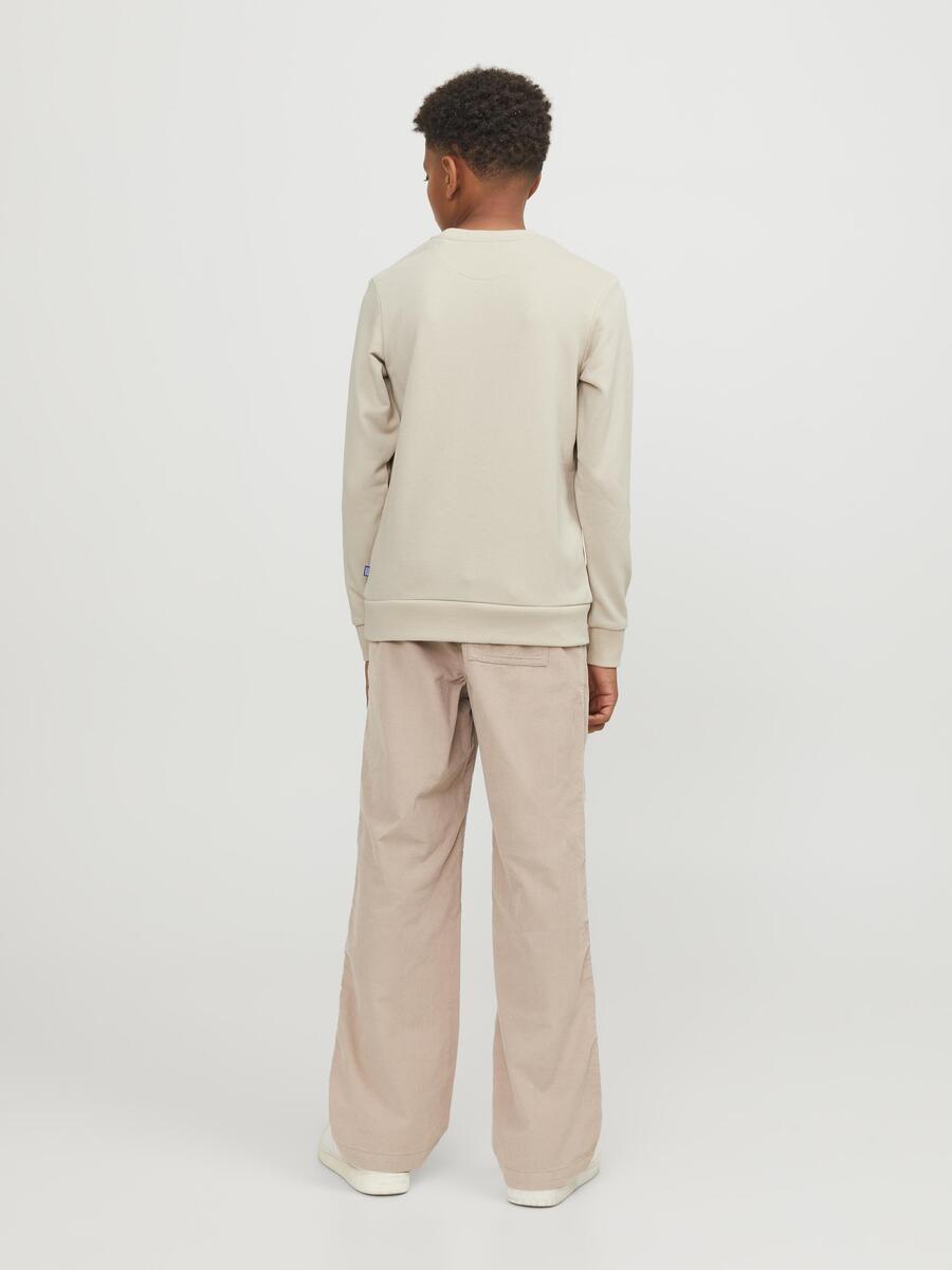 Sweater van het merk Jack & Jones Junior in het Ecru
