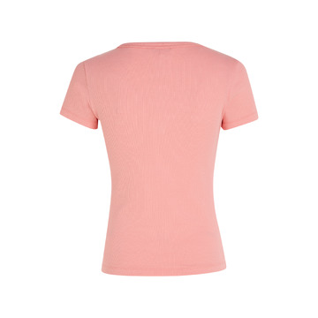 T-shirt van het merk Tommy Jeans in het Roze