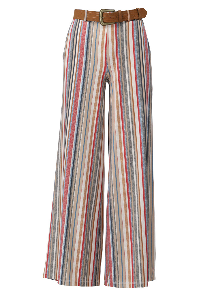 Striped pants with BELT