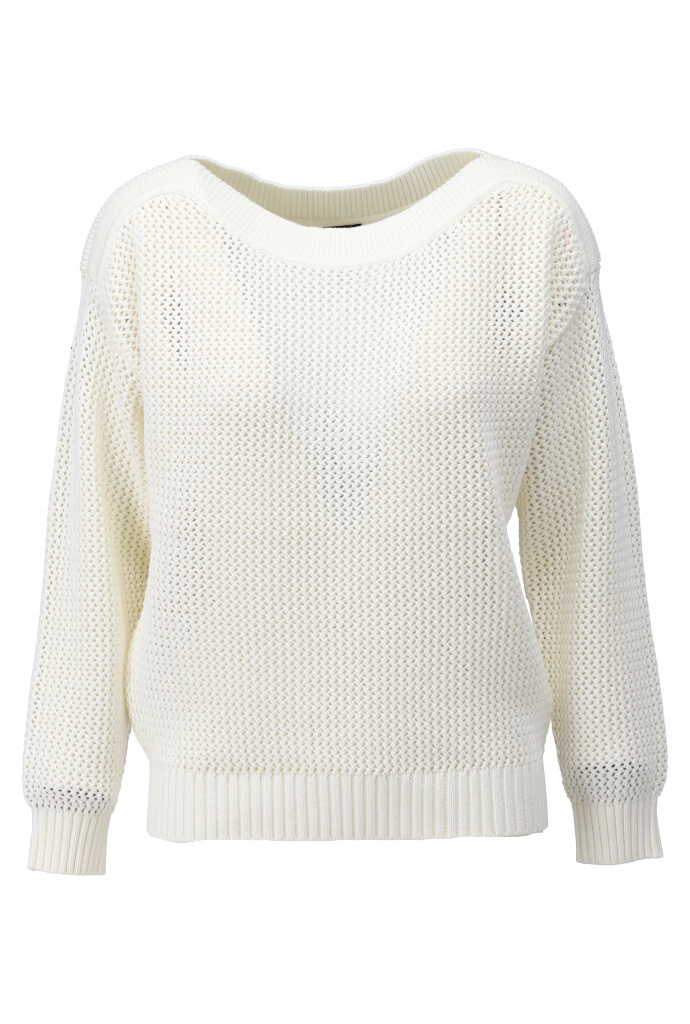 Sweater with boat neck