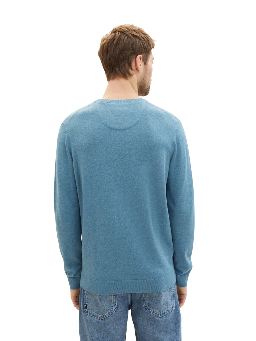 1039806 basic v-neck knit