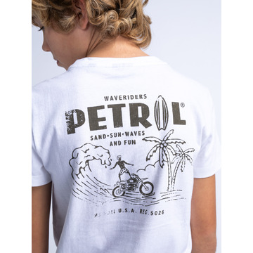 T-shirt van het merk Petrol in het Wit