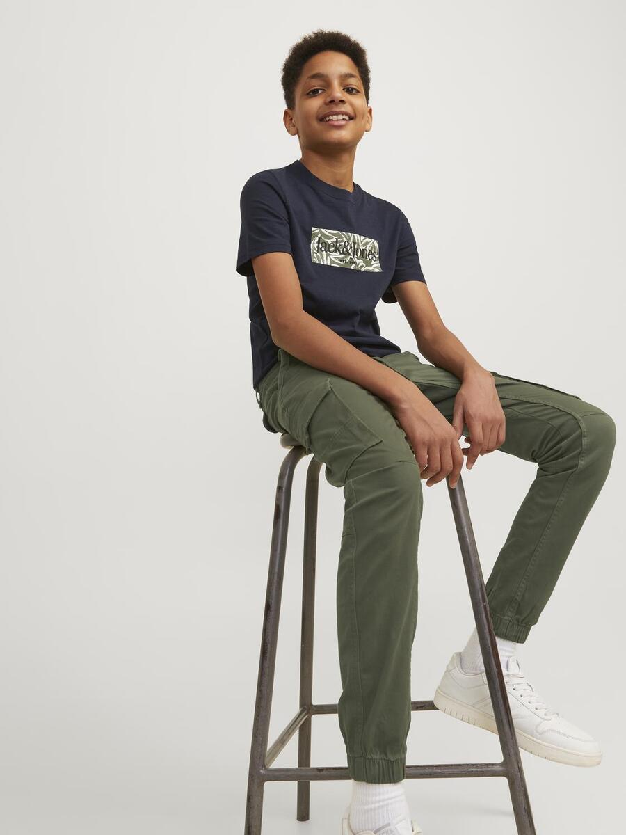 Broek van het merk Jack & Jones Junior in het Kaki