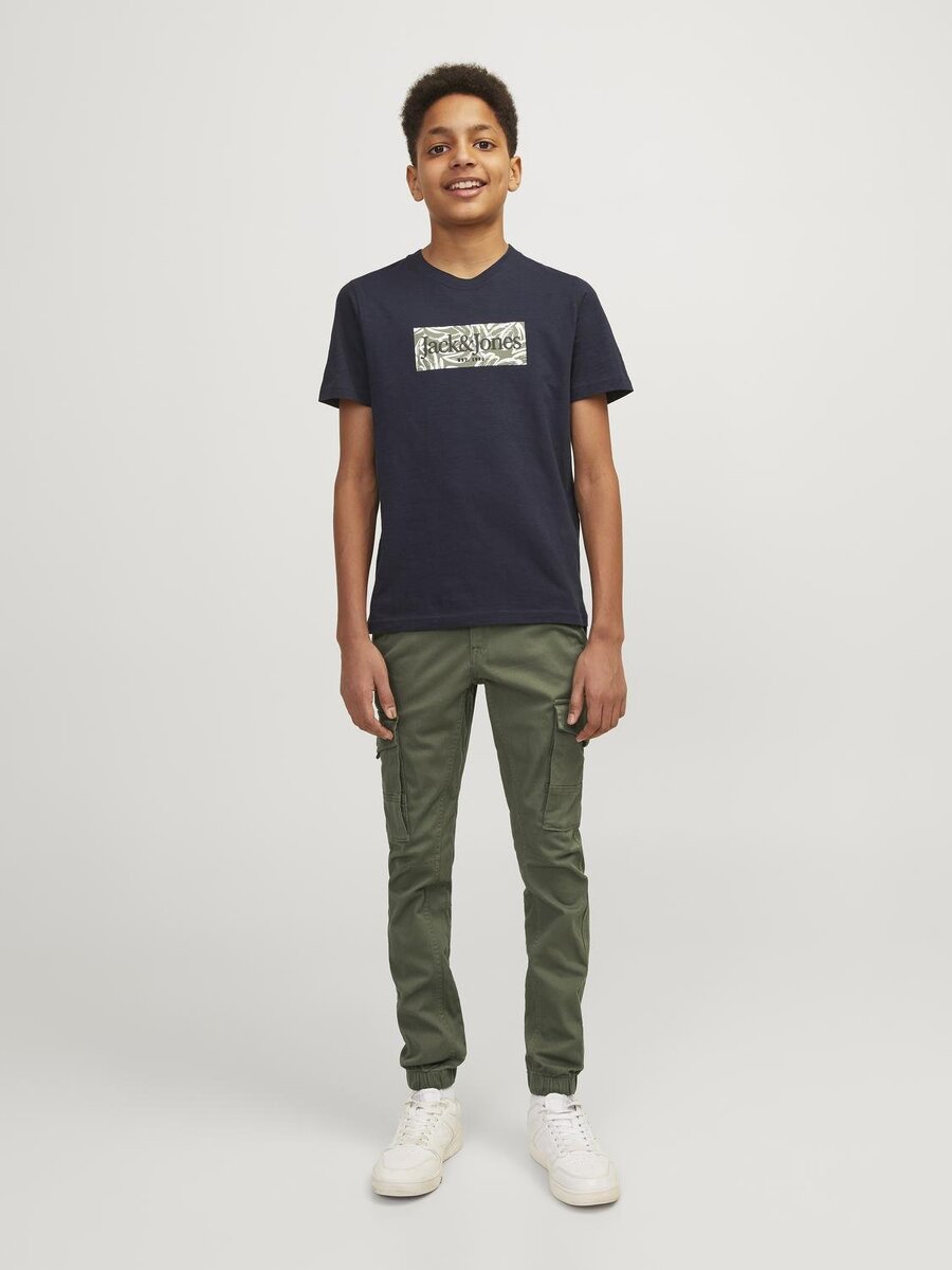Broek van het merk Jack & Jones Junior in het Kaki
