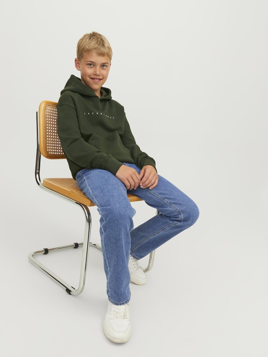 Broek van het merk Jack & Jones Junior in het Jeans