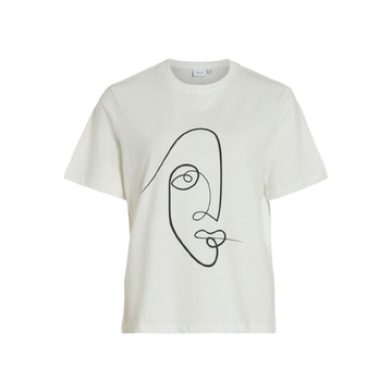 T-shirt van het merk Vila in het Wit