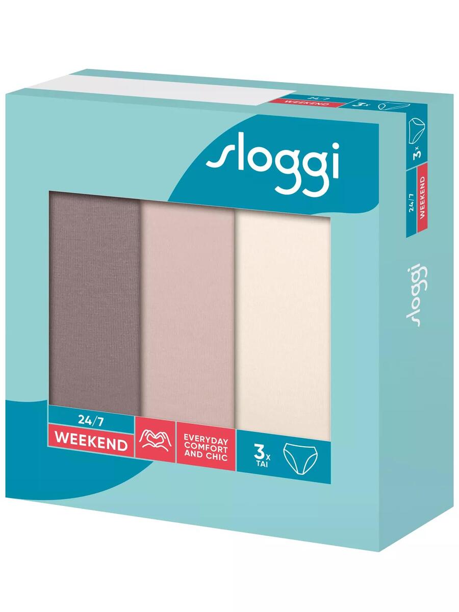 Slip van het merk Sloggi in het Beige