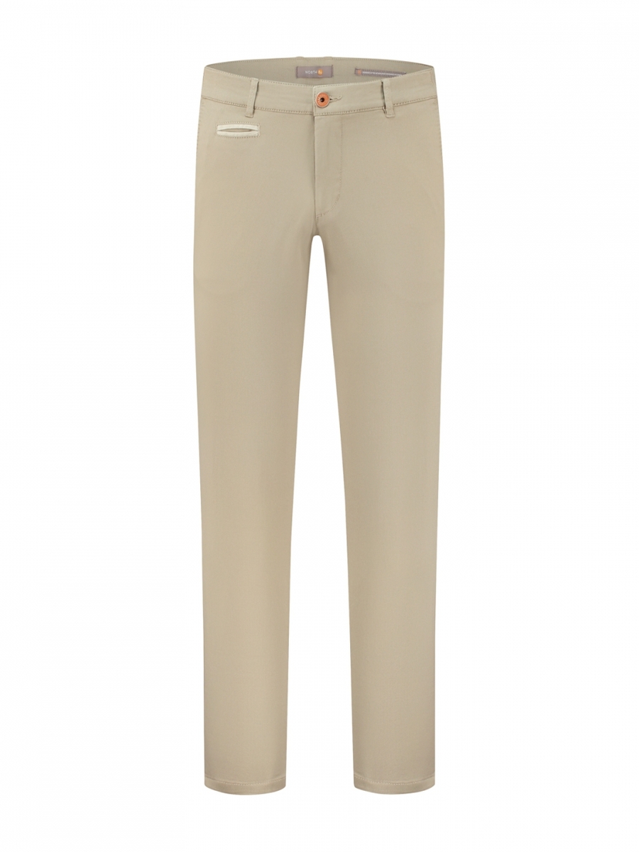 Broek van het merk North84 in het Beige