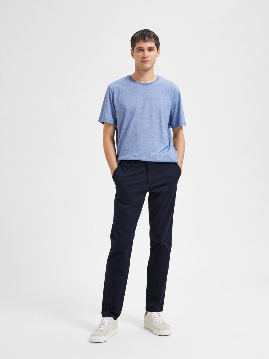 Broek van het merk Selected in het Marine